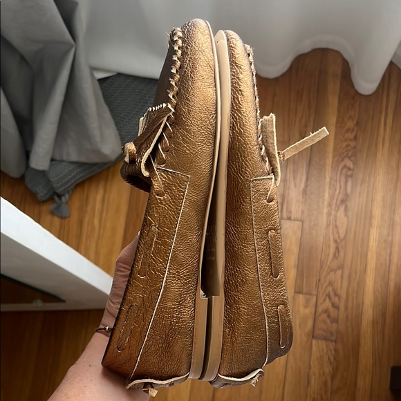 Jamie Haller Camp Loafer in Gold/Bronze - Picture 4 of 13